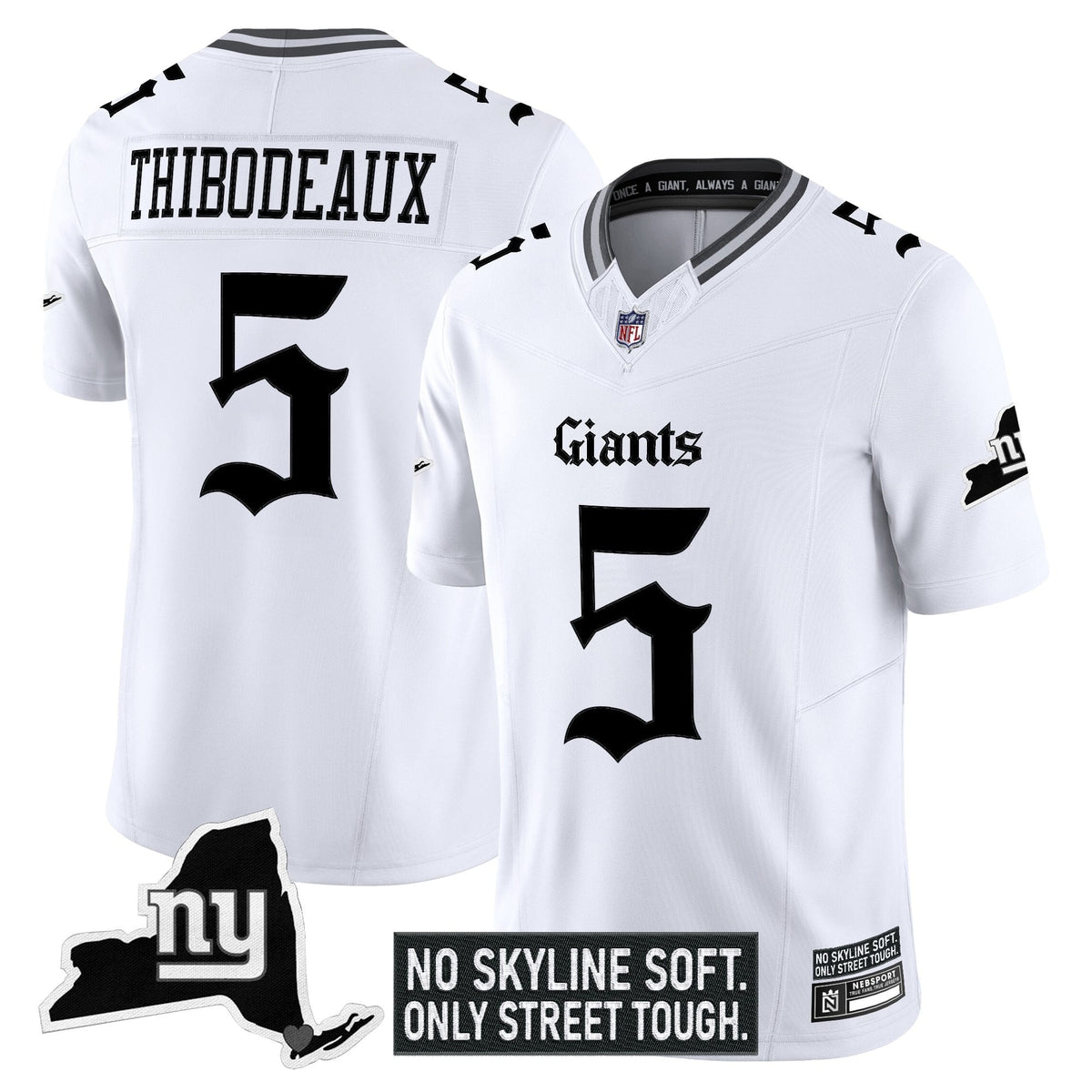 Men's New York Giants 'Gothic Gotham Edition' Vapor Limited Jersey - All Stitched