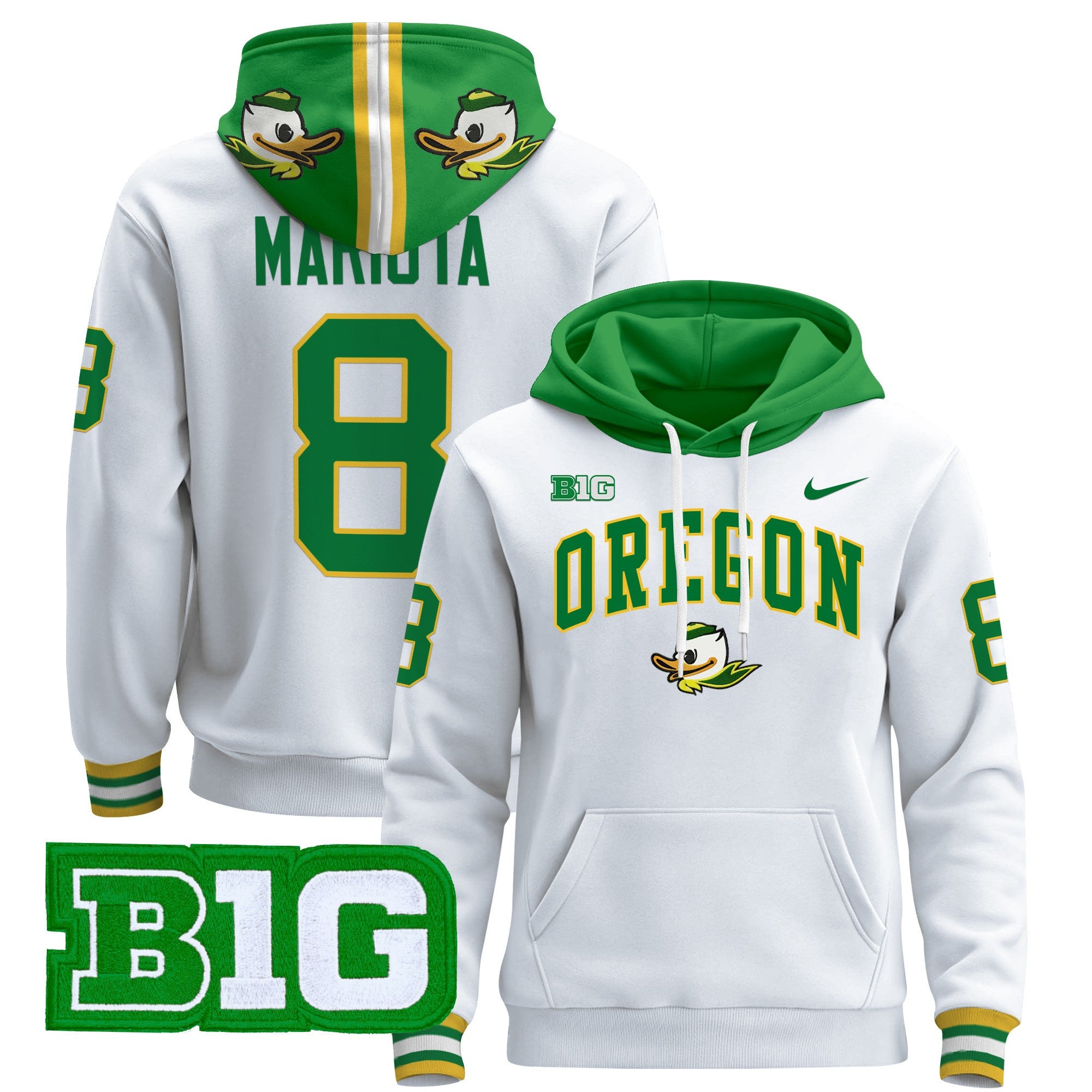 Oregon Ducks 2024 Pullover Hoodie V4