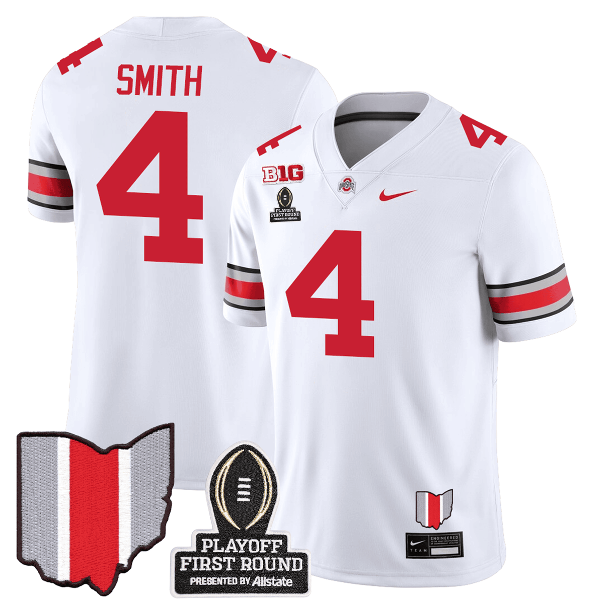 Men's Ohio State Buckeyes Jersey - CFP First Round Patch