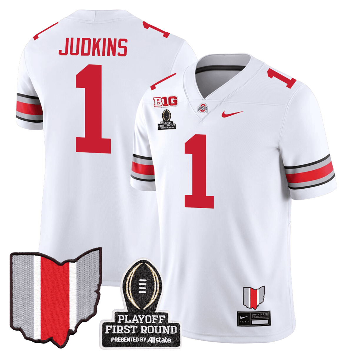 Men's Ohio State Buckeyes Jersey - CFP First Round Patch
