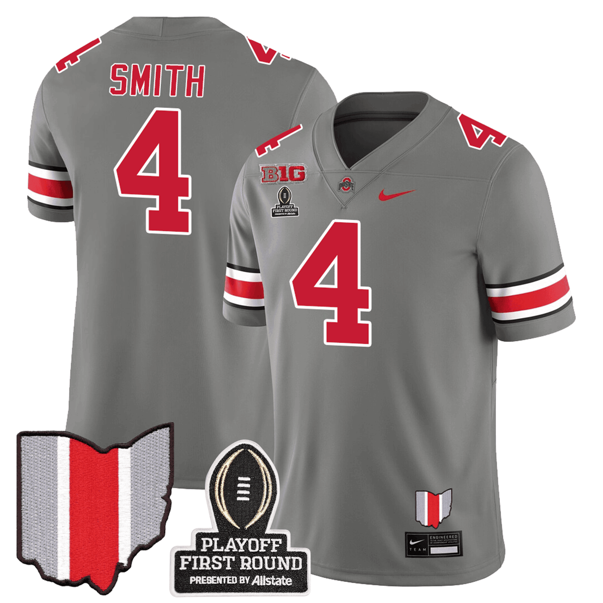 Men's Ohio State Buckeyes Jersey - CFP First Round Patch