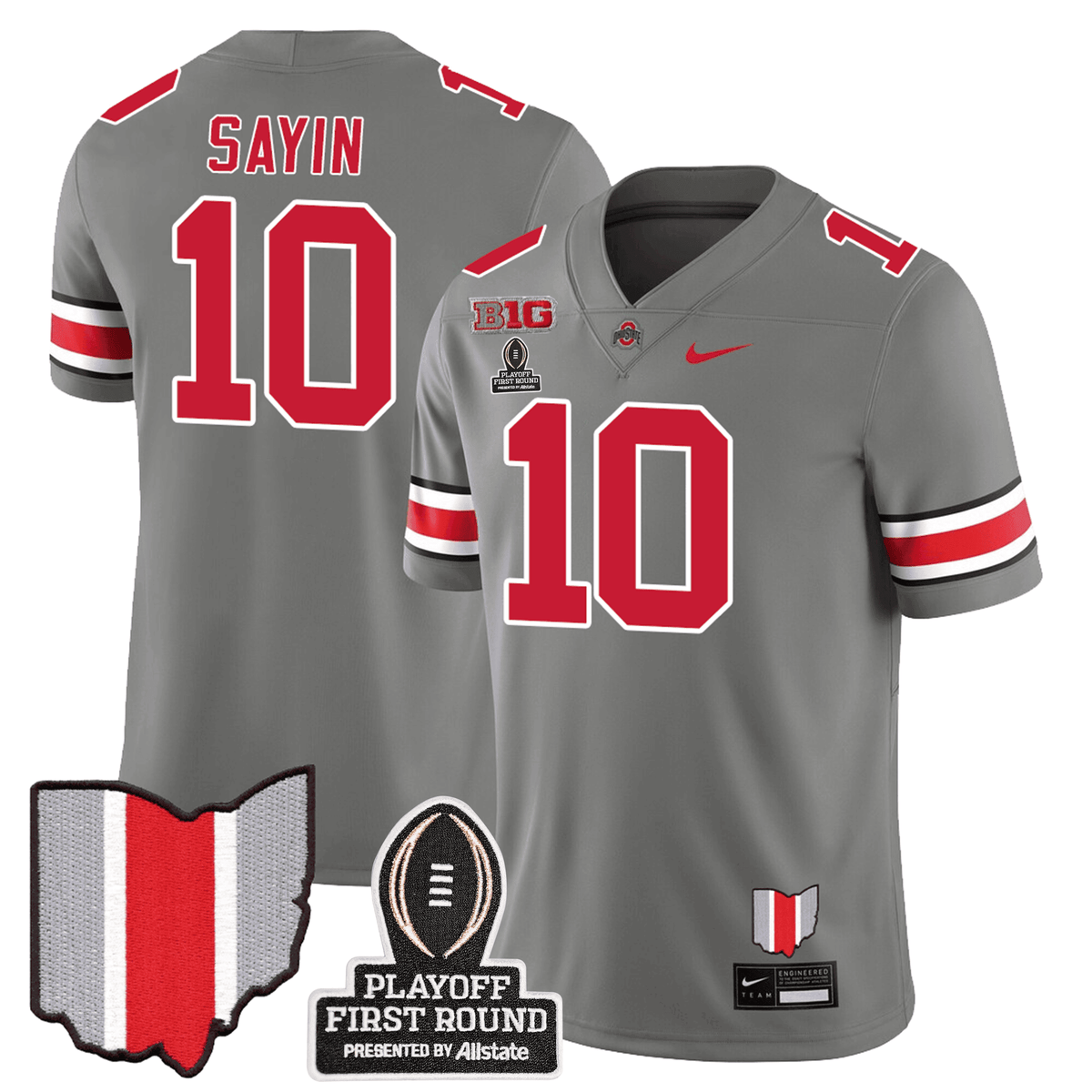 Men's Ohio State Buckeyes Jersey - CFP First Round Patch