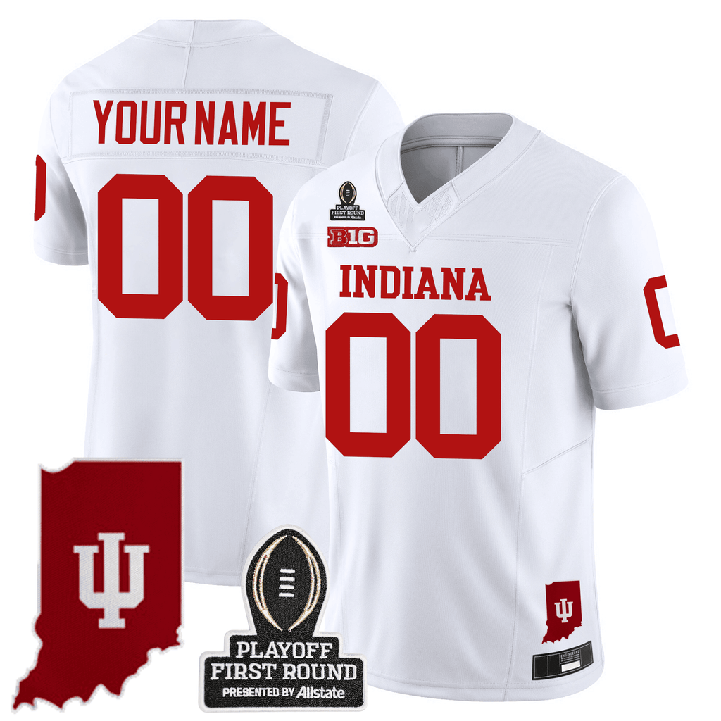 Men's Indiana Hoosiers 24/25 Jersey - CFP First Round Patch