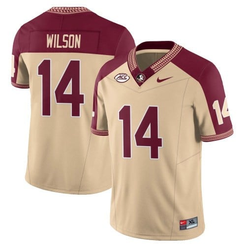 Menâ€™s Florida State Seminoles Football Vapor Gold Jersey â€“ All Stitched