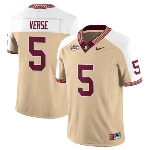 Menâ€™s Florida State Seminoles Football Vapor Gold Jersey â€“ All Stitched