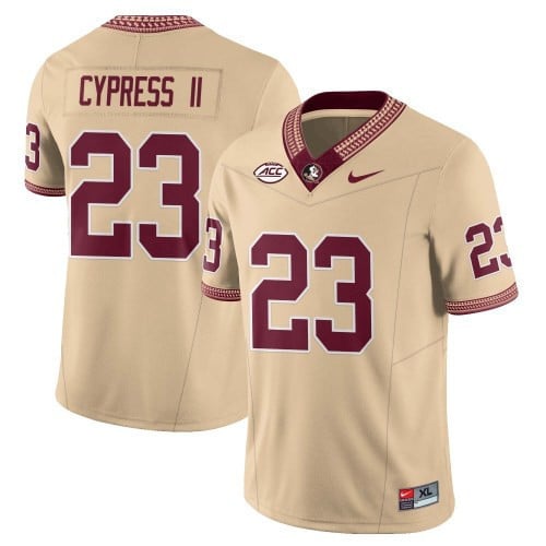 Menâ€™s Florida State Seminoles Football Vapor Gold Jersey â€“ All Stitched