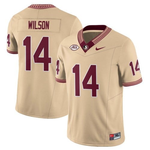 Menâ€™s Florida State Seminoles Football Vapor Gold Jersey â€“ All Stitched