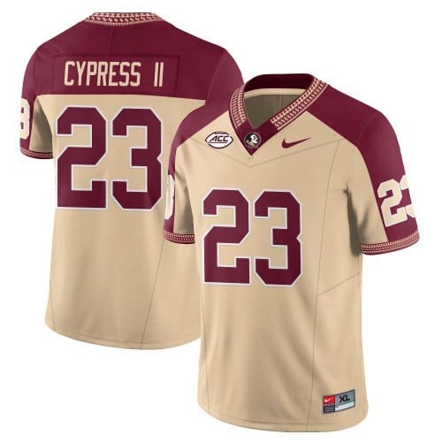 Menâ€™s Florida State Seminoles Football Vapor Gold Jersey â€“ All Stitched
