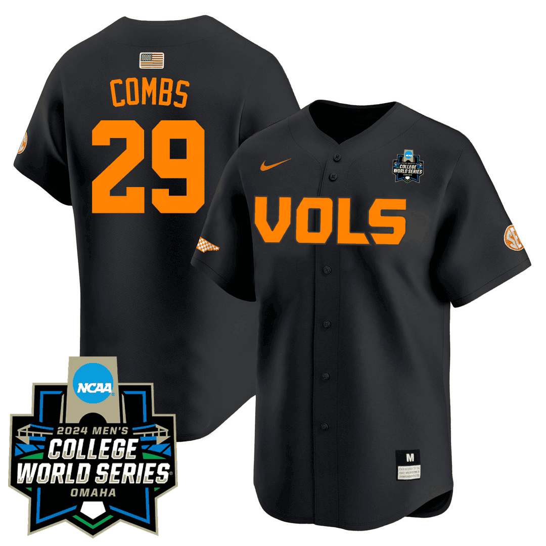 Men's Tennessee Volunteers 23/24 Jersey - 2024 College World Series Patch