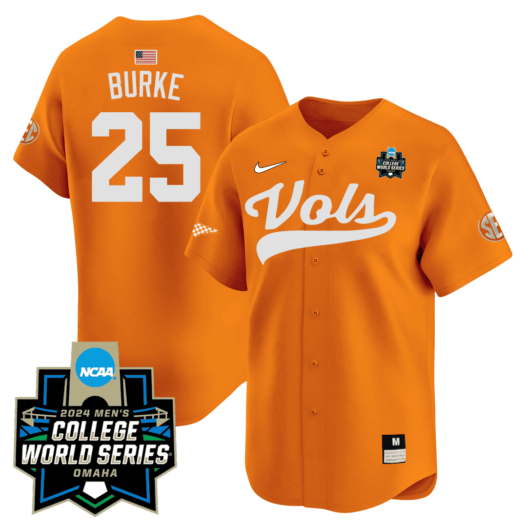 Men's Tennessee Volunteers 23/24 Jersey - 2024 College World Series Patch
