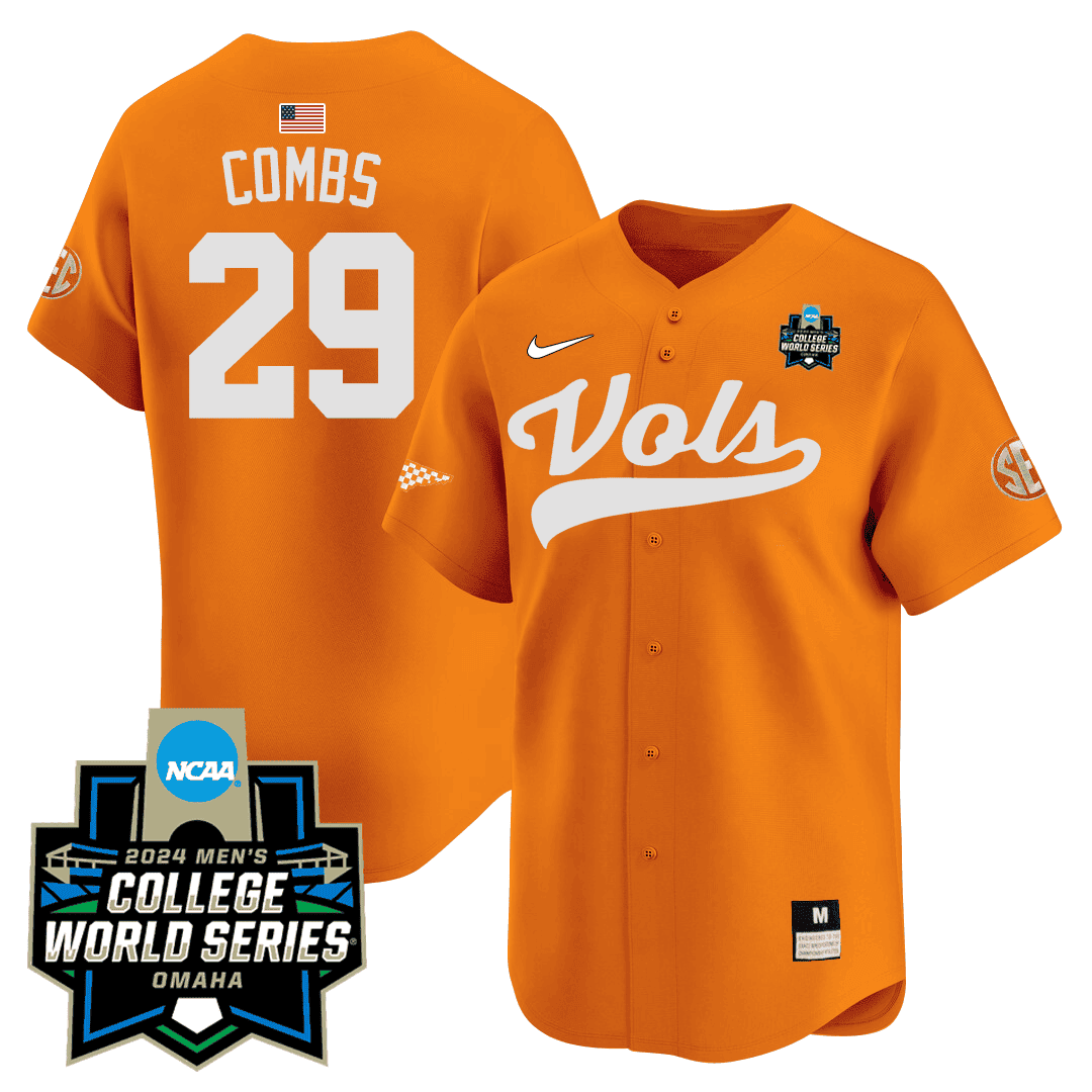 Men's Tennessee Volunteers 23/24 Jersey - 2024 College World Series Patch
