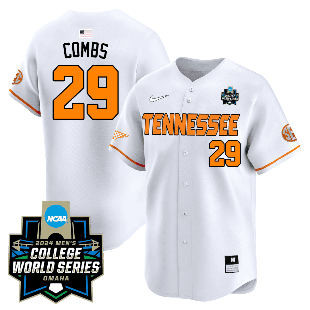 Men's Tennessee Volunteers 23/24 Jersey - 2024 College World Series Patch