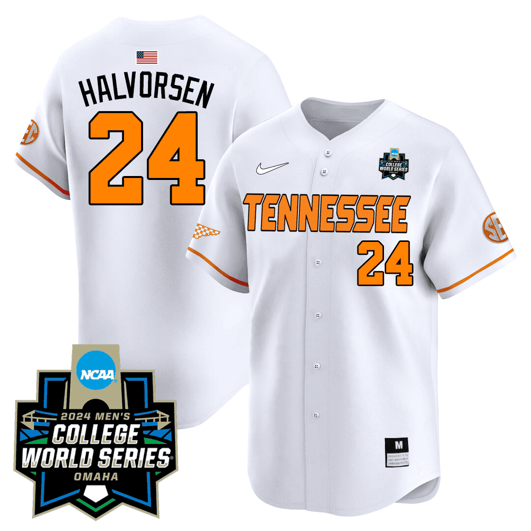 Men's Tennessee Volunteers 23/24 Jersey - 2024 College World Series Patch