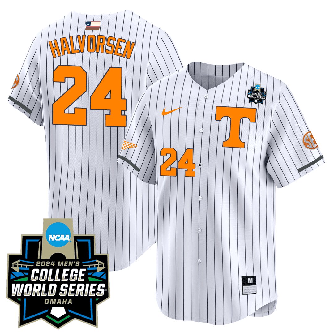 Men's Tennessee Volunteers 23/24 Jersey - 2024 College World Series Patch