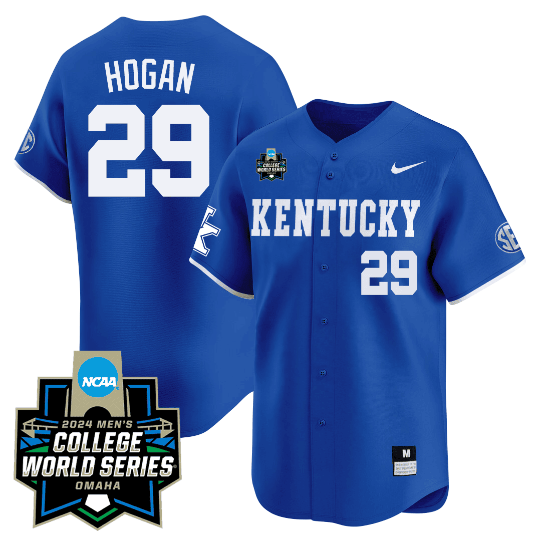 Men's Kentucky Wildcats 23/24 Jersey - 2024 College World Series Patch