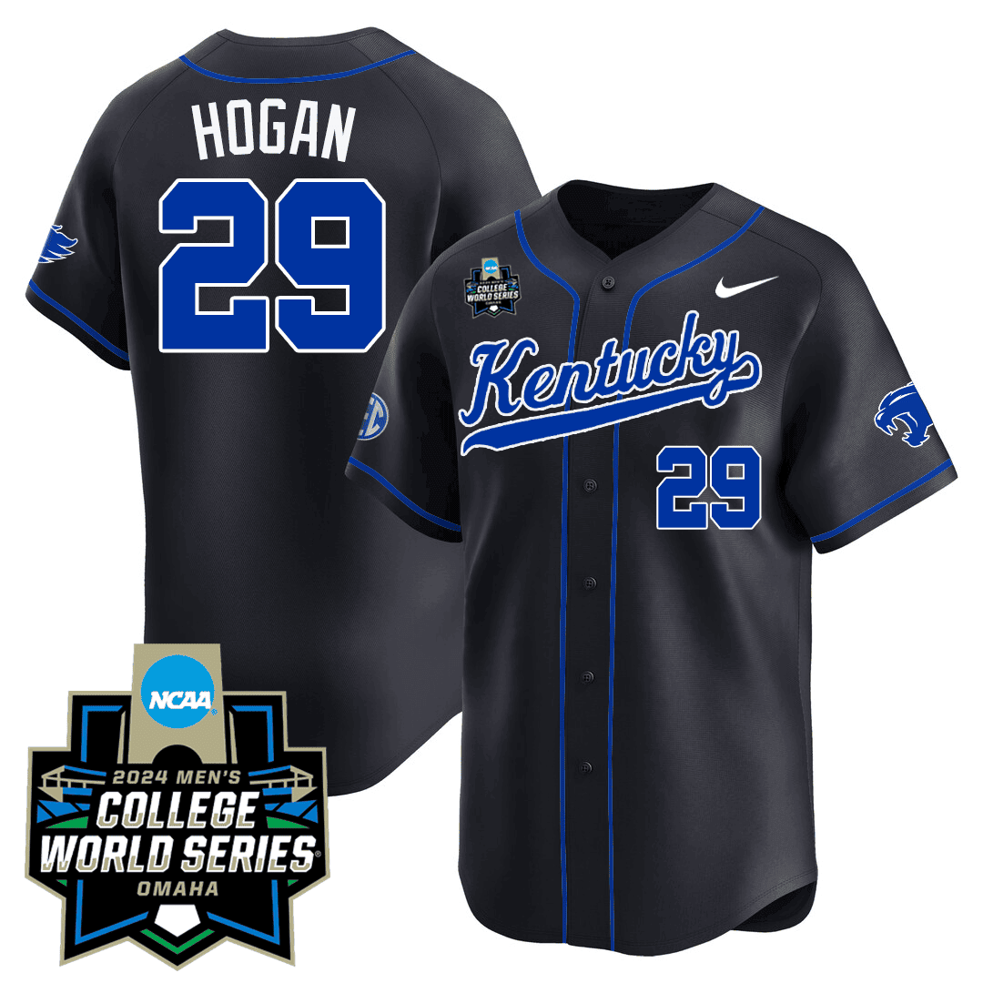 Men's Kentucky Wildcats 23/24 Jersey - 2024 College World Series Patch