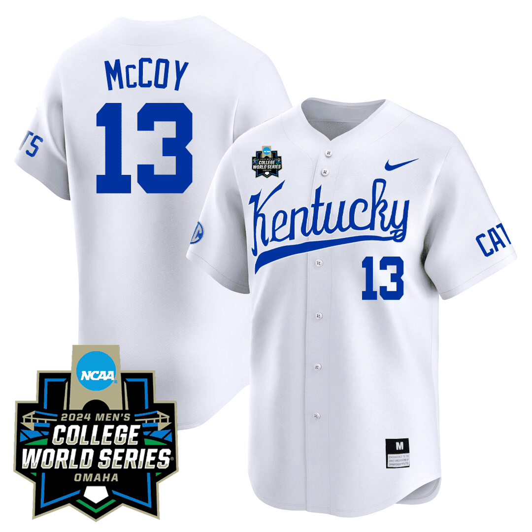 Men's Kentucky Wildcats 23/24 Jersey - 2024 College World Series Patch