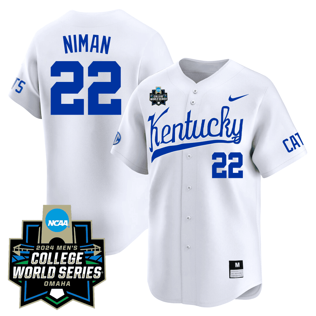 Men's Kentucky Wildcats 23/24 Jersey - 2024 College World Series Patch