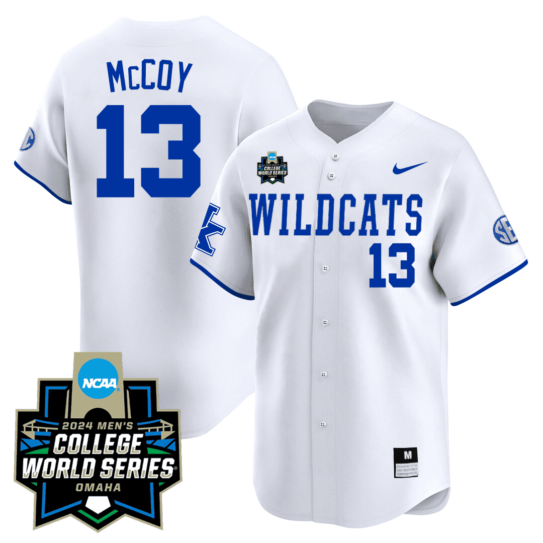 Men's Kentucky Wildcats 23/24 Jersey - 2024 College World Series Patch