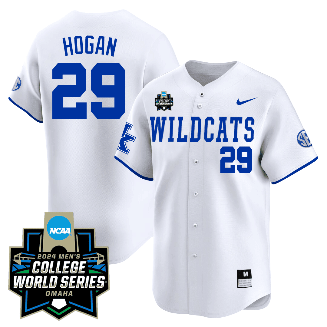 Men's Kentucky Wildcats 23/24 Jersey - 2024 College World Series Patch