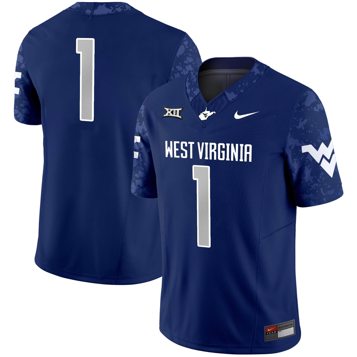 Men's West Virginia Mountaineers 2024 Vapor Limited Jersey V2 - All Stitched