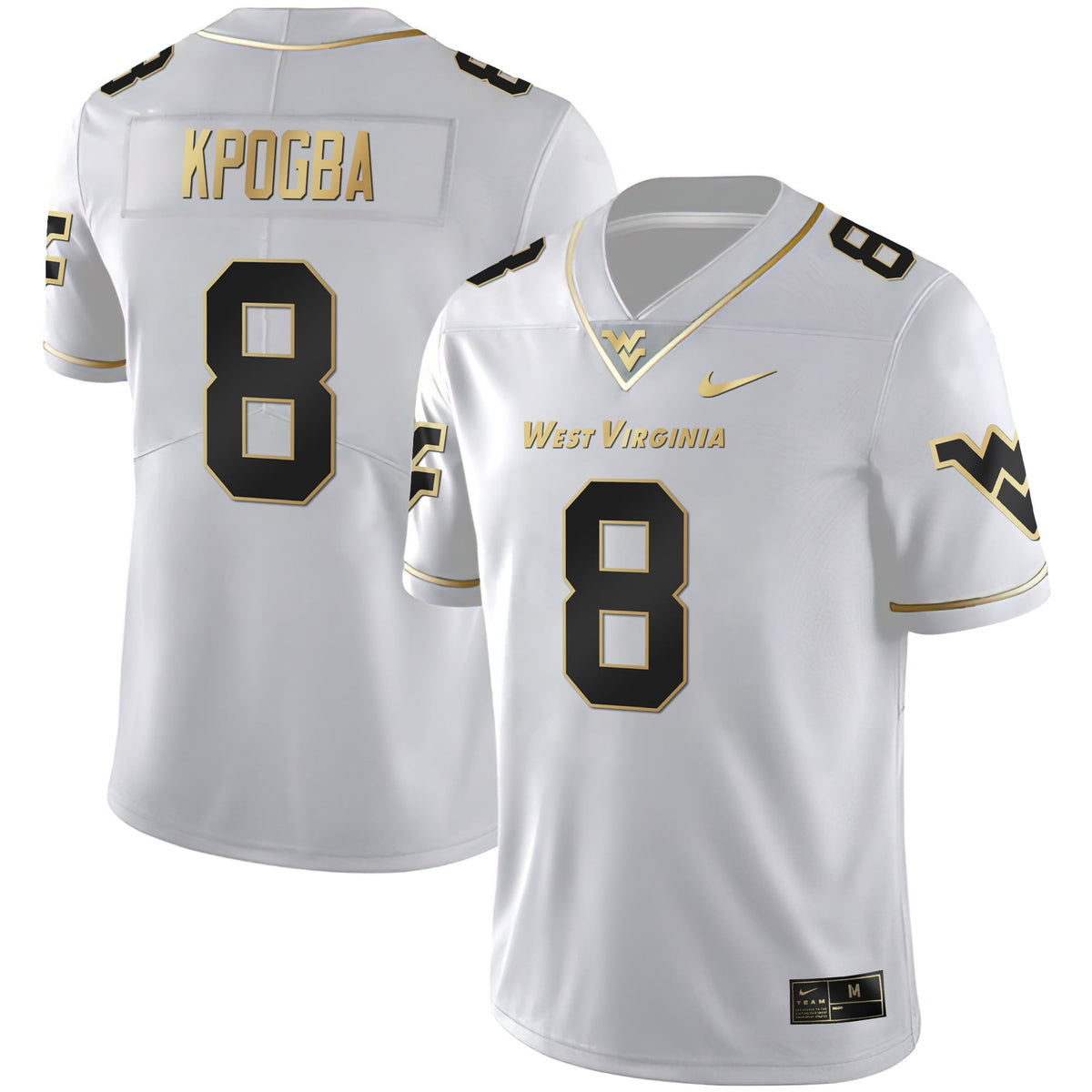 Men's Mountaineers Black Limited & Gold Vapor Jersey - All Stitched
