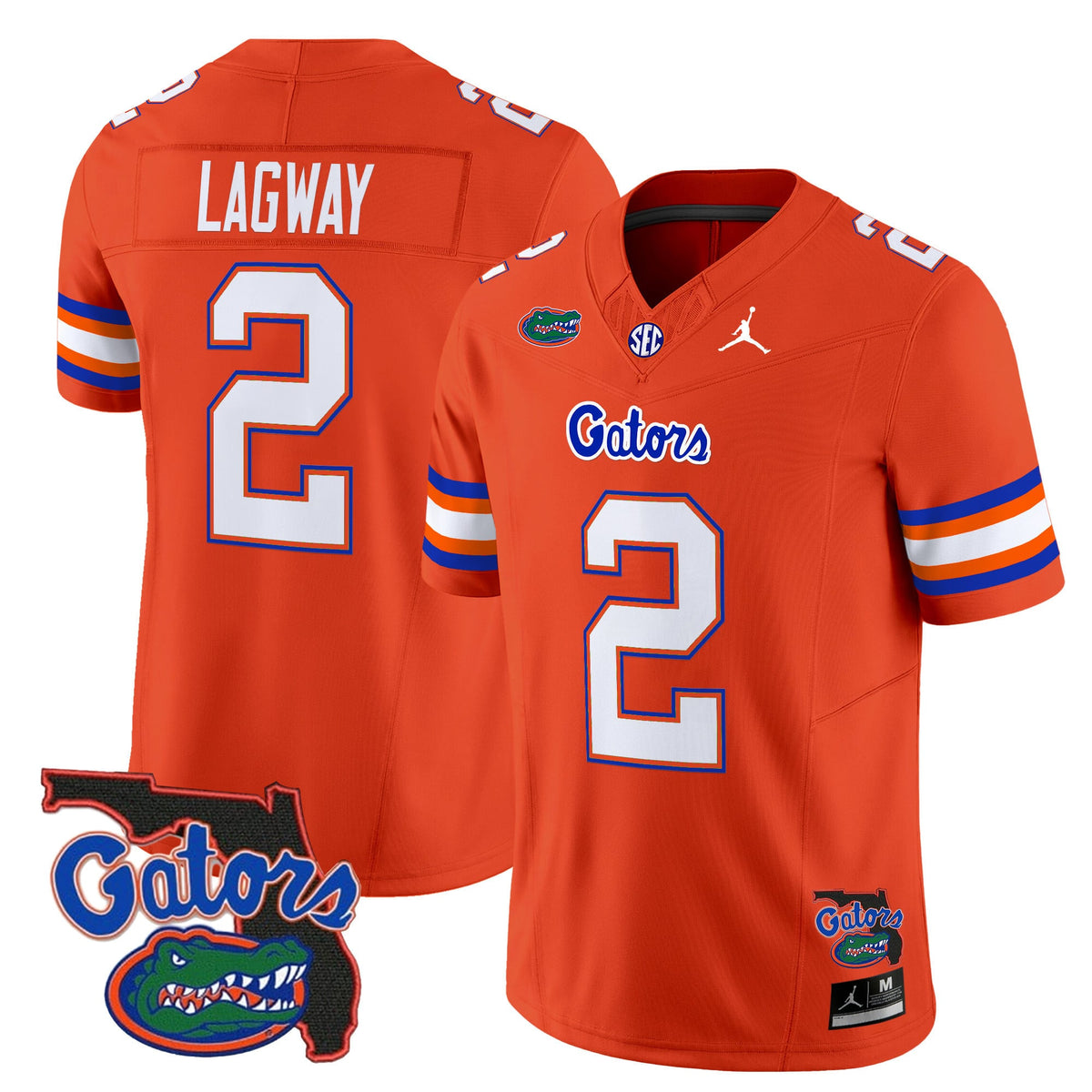 Men's Florida Gators 2024 Florida Patch Vapor Limited Jersey - All Stitched