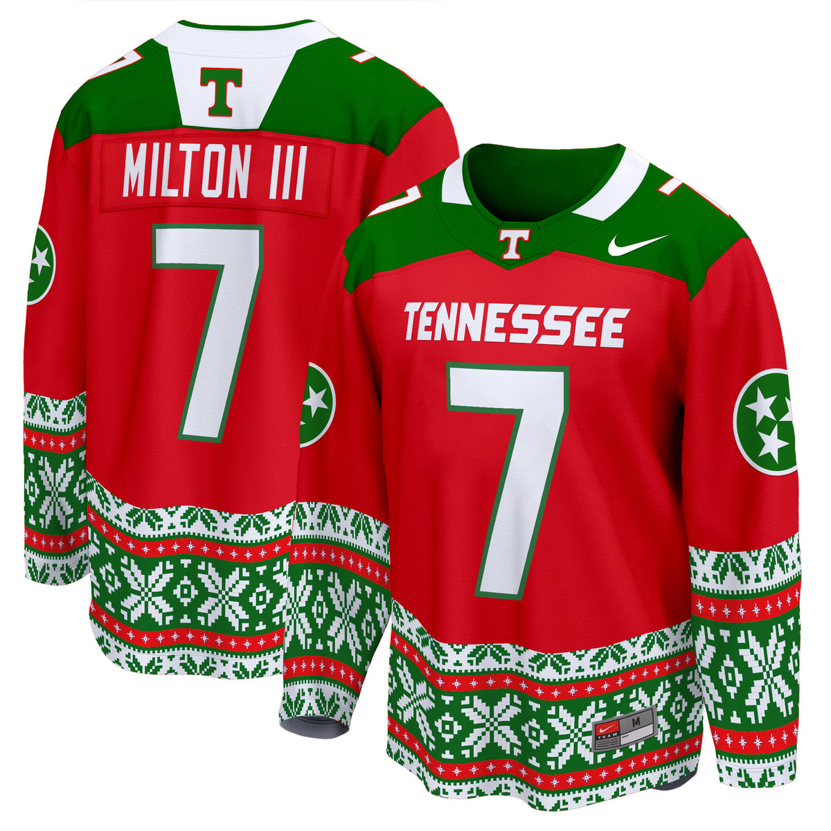 Men's Tennessee Volunteers 2024 Christmas Premier Breakaway Jersey - All Printed