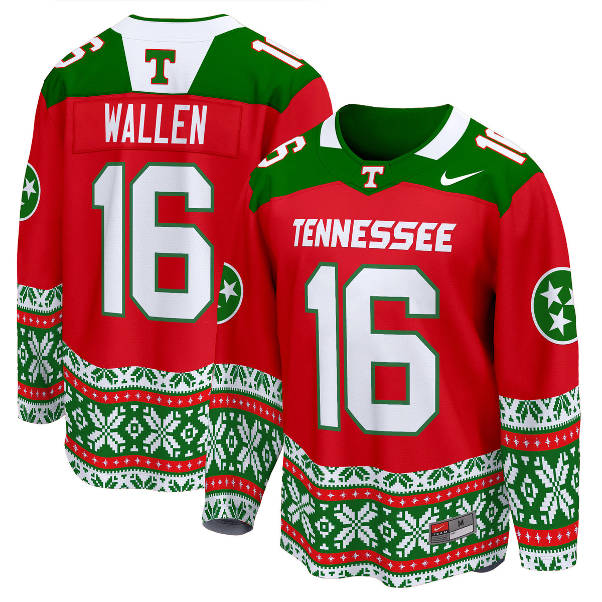 Men's Tennessee Volunteers 2024 Christmas Premier Breakaway Jersey - All Printed