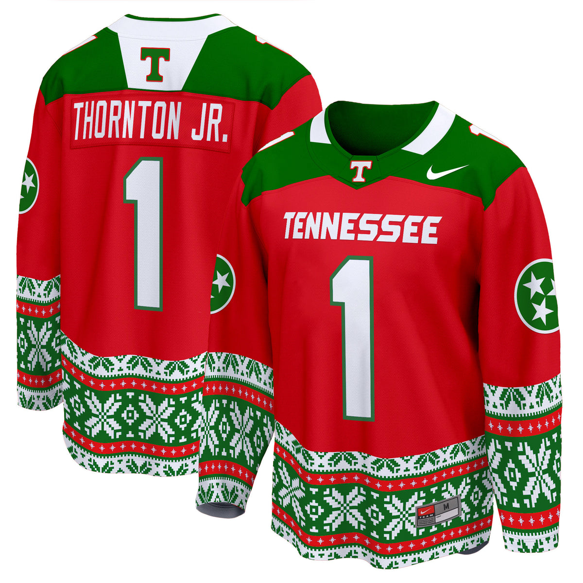 Men's Tennessee Volunteers 2024 Christmas Premier Breakaway Jersey - All Printed
