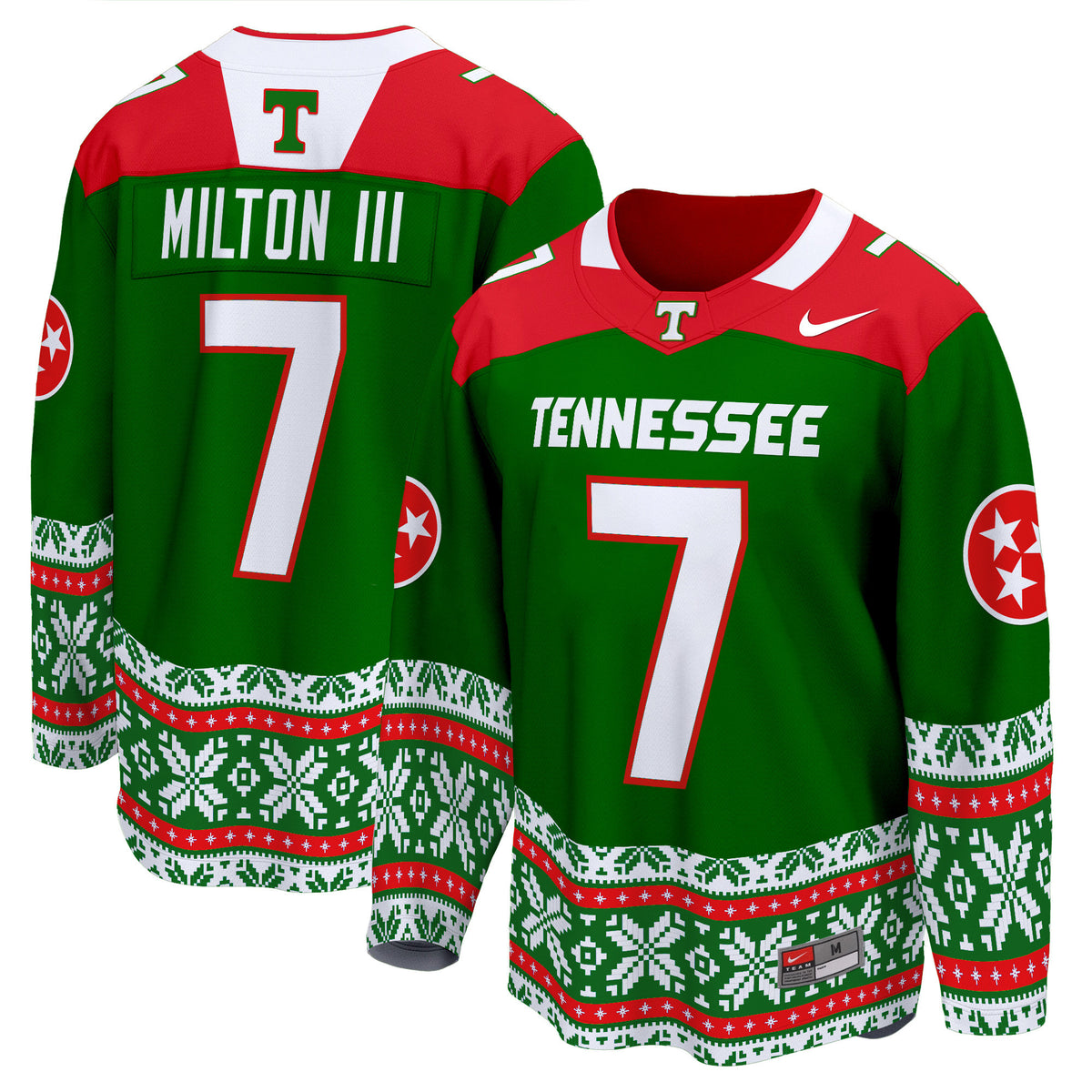 Men's Tennessee Volunteers 2024 Christmas Premier Breakaway Jersey - All Printed