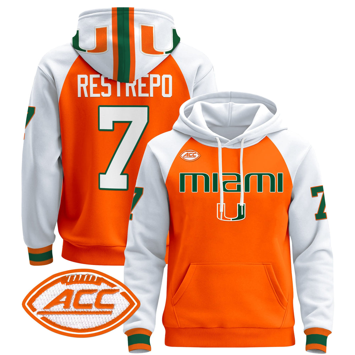 Miami Hurricanes 2024 Pullover Hoodie V3