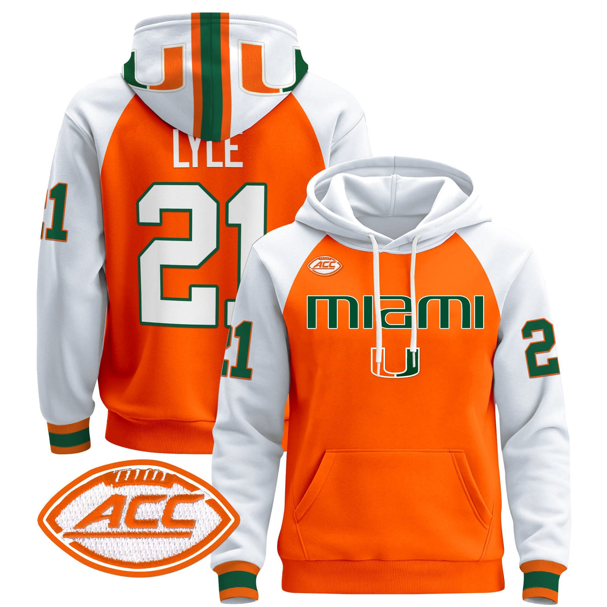 Miami Hurricanes 2024 Pullover Hoodie V3