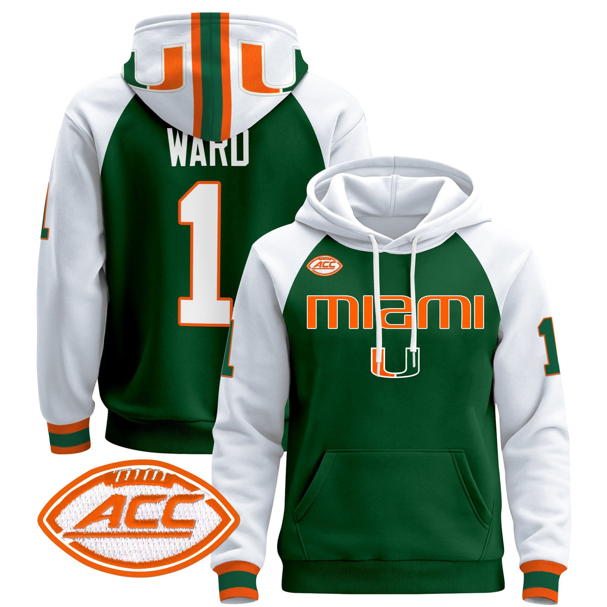 Miami Hurricanes 2024 Pullover Hoodie V3