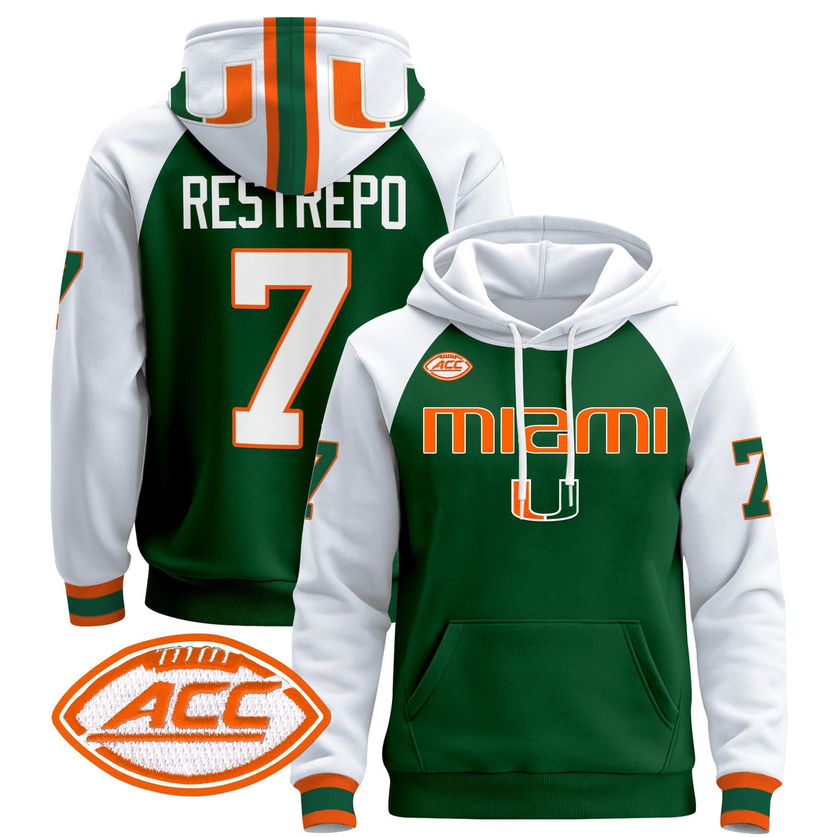 Miami Hurricanes 2024 Pullover Hoodie V3