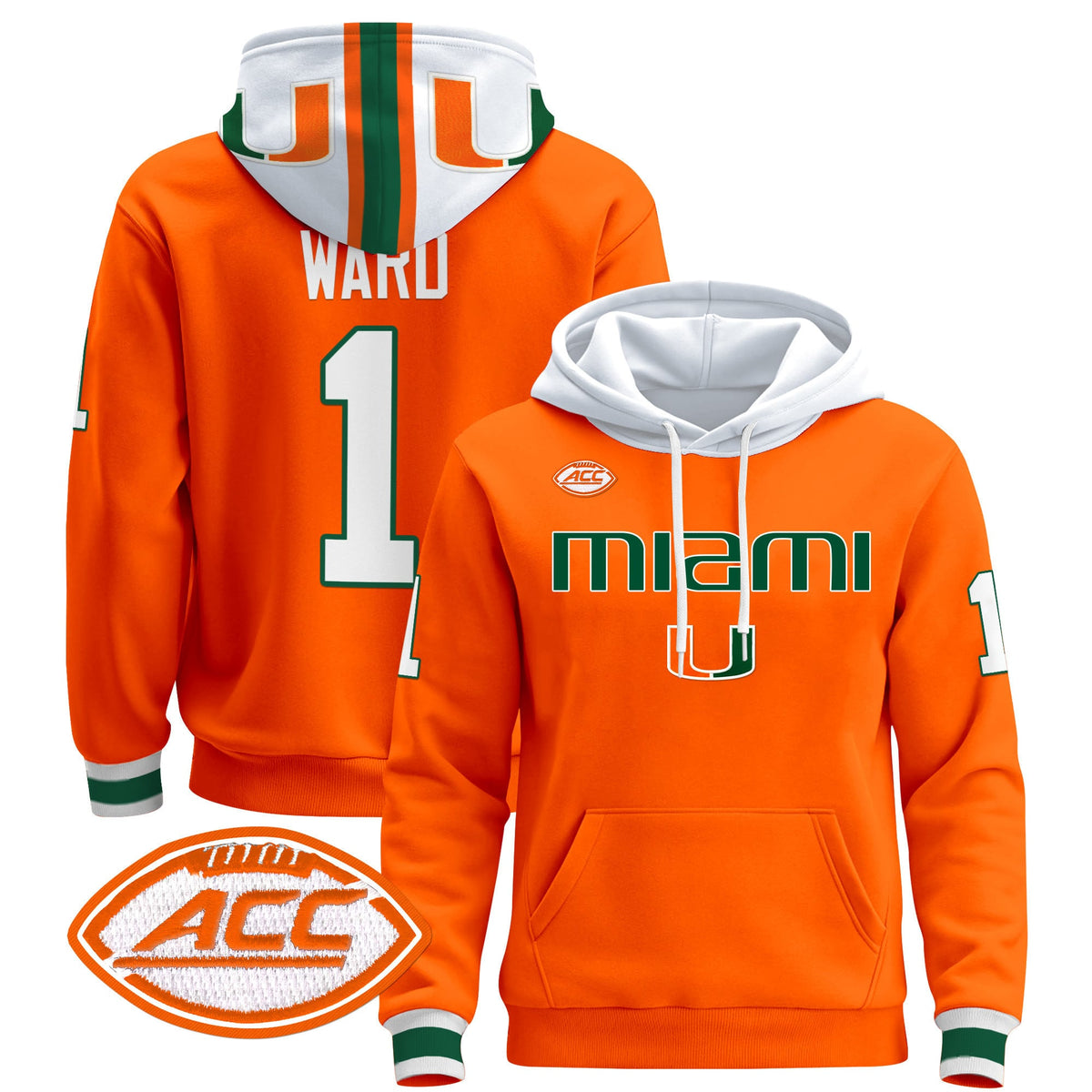 Miami Hurricanes 2024 Pullover Hoodie V3