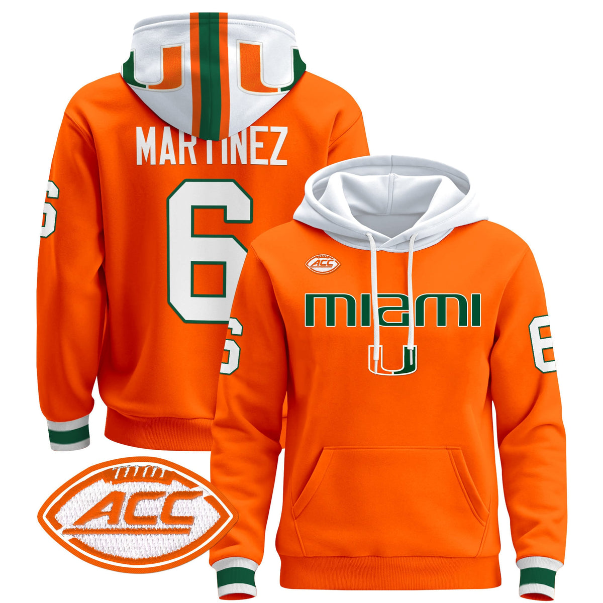 Miami Hurricanes 2024 Pullover Hoodie V3