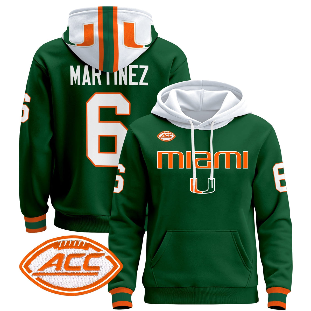 Miami Hurricanes 2024 Pullover Hoodie V3