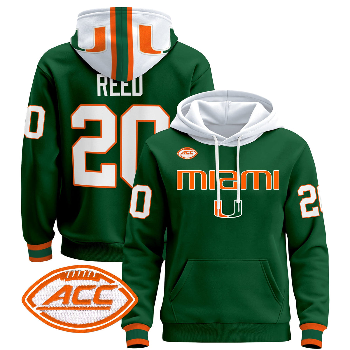 Miami Hurricanes 2024 Pullover Hoodie V3