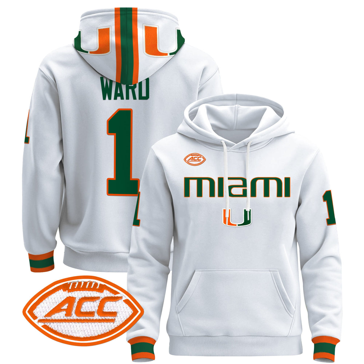 Miami Hurricanes 2024 Pullover Hoodie V3