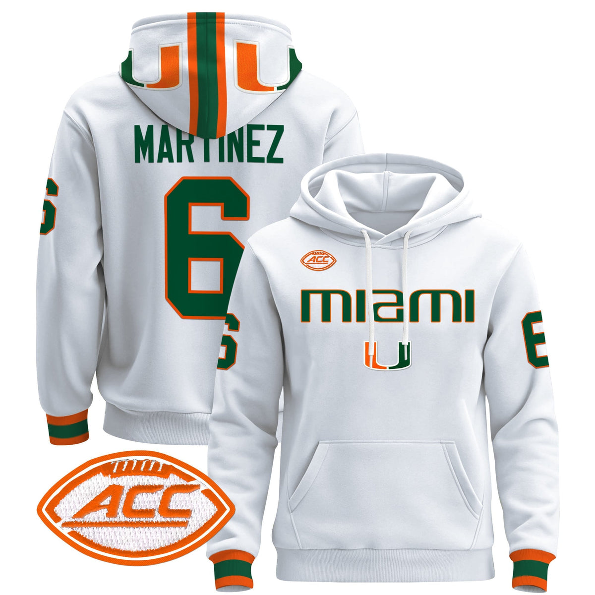 Miami Hurricanes 2024 Pullover Hoodie V3