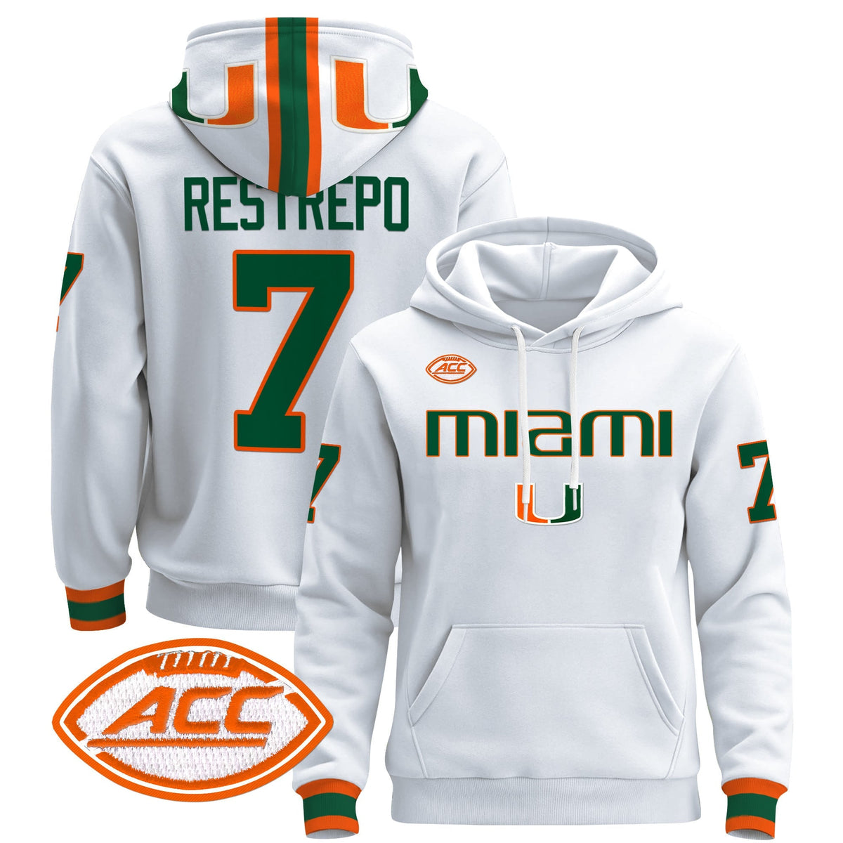 Miami Hurricanes 2024 Pullover Hoodie V3