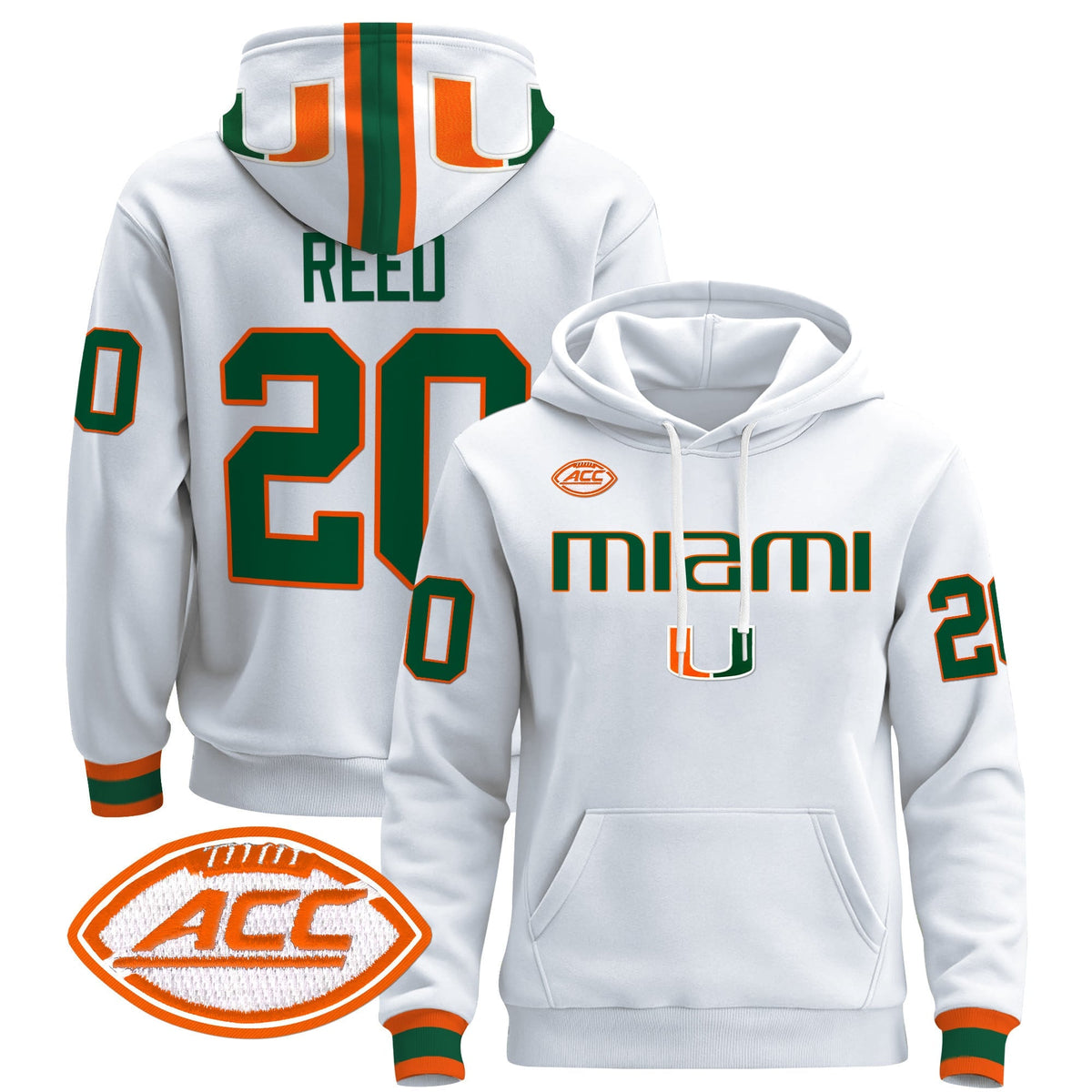 Miami Hurricanes 2024 Pullover Hoodie V3