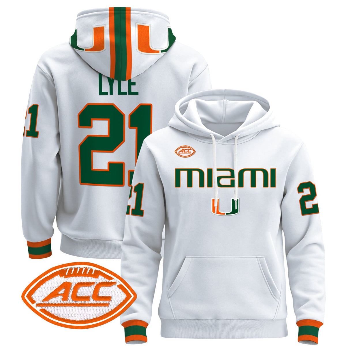 Miami Hurricanes 2024 Pullover Hoodie V3