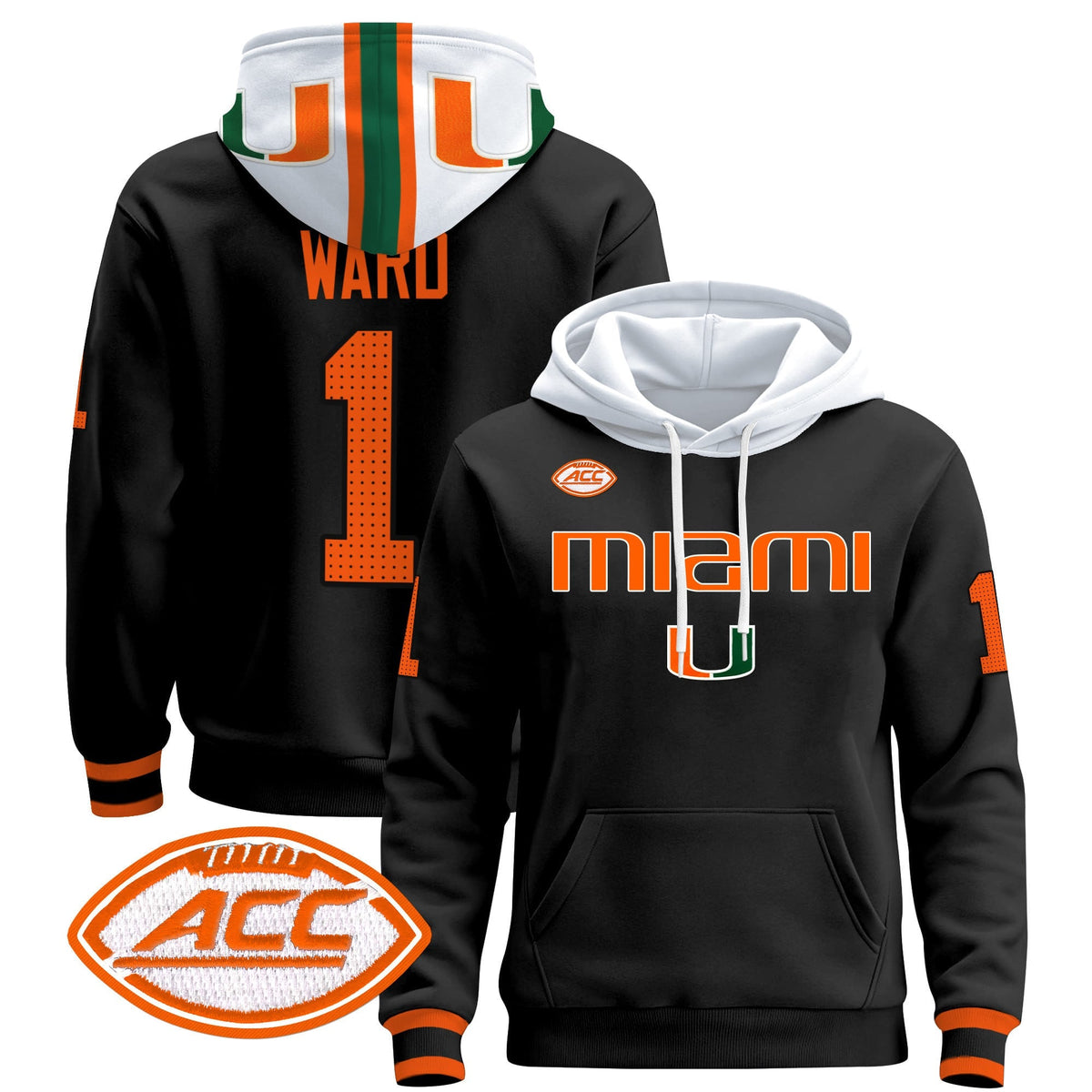 Miami Hurricanes 2024 Pullover Hoodie V3