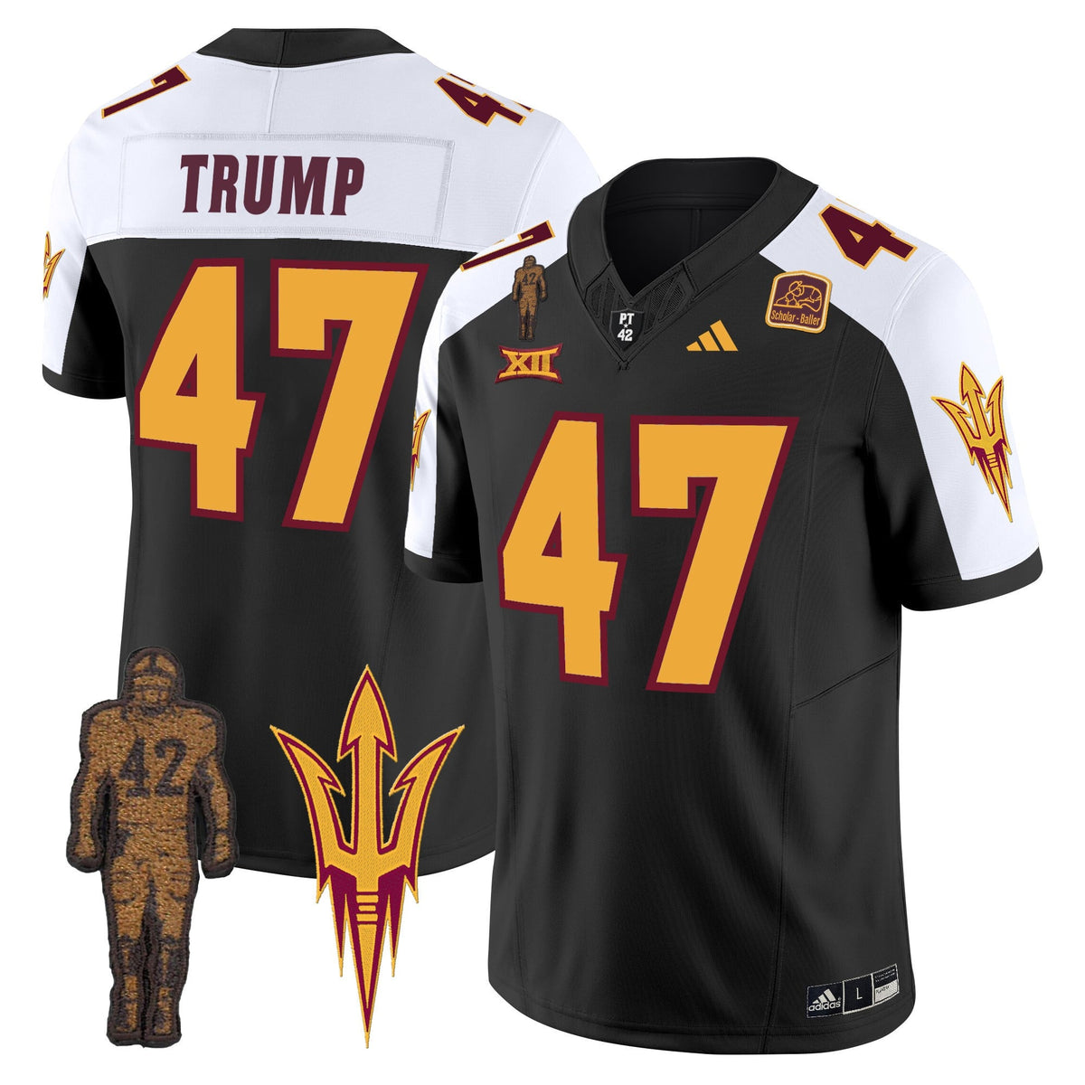 Men's Arizona State Sun Devils 2024 Pat Tillman Honoring Patch Vapor Limited Jersey - All Stitched
