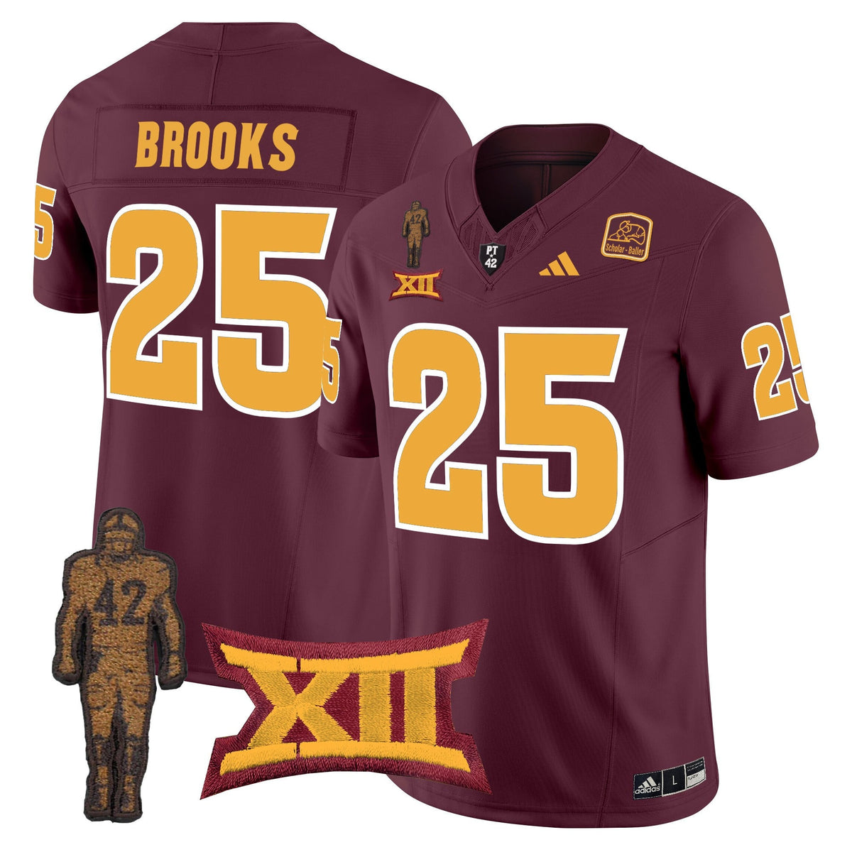 Men's Arizona State Sun Devils 2024 Pat Tillman Honoring Patch Vapor Limited Jersey - All Stitched