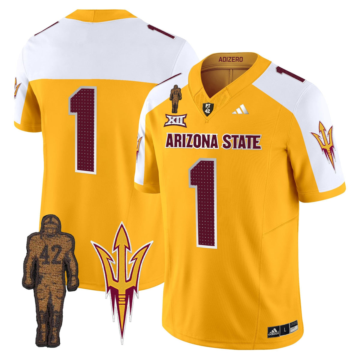 Men's Arizona State Sun Devils 2024 Pat Tillman Honoring Patch Vapor Limited Jersey V2 - All Stitched