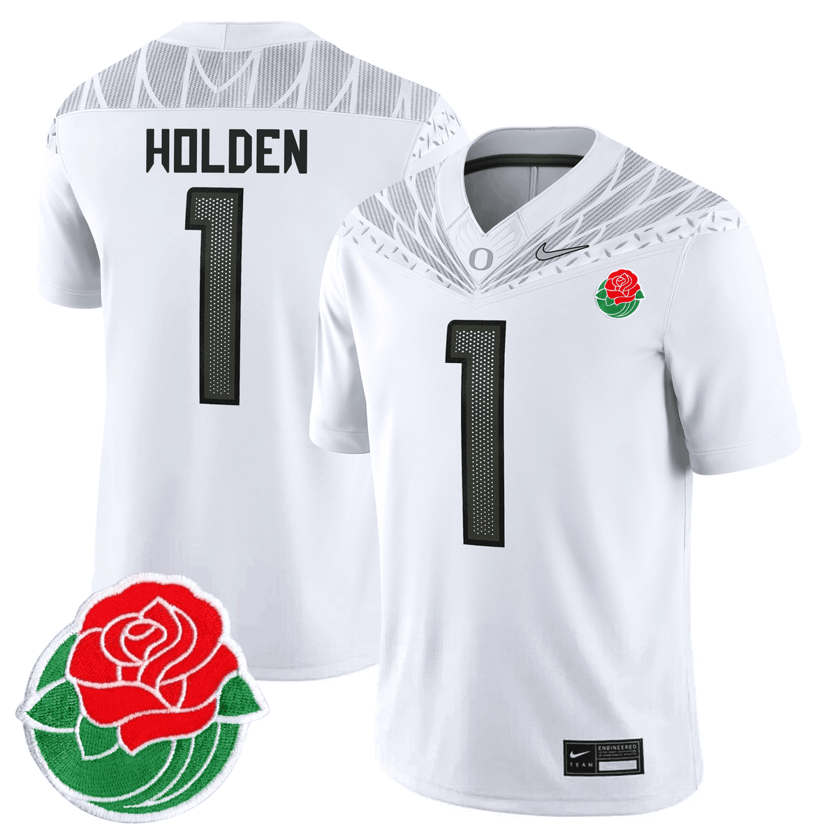 Men's Oregon Ducks Rose Bowl Patch Vapor Limited Jersey - All Stitched